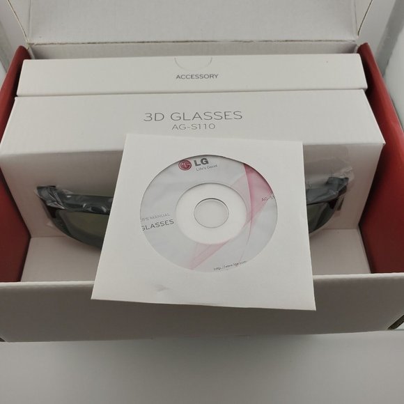 LG 3D Rechargeable Glasses AG-S100 for LG 3D TV Lot 2 NOB - Picture 10 of 12